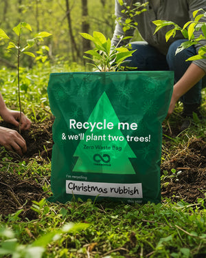Zero Waste Bag - Medium (Christmas Edition)