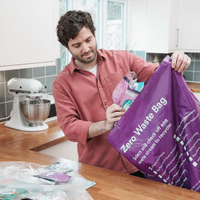 large zero waste bag recycle plastic packaging