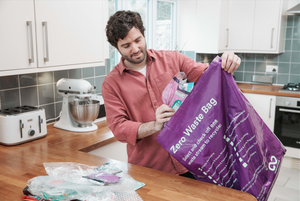 large zero waste bag recycle plastic packaging