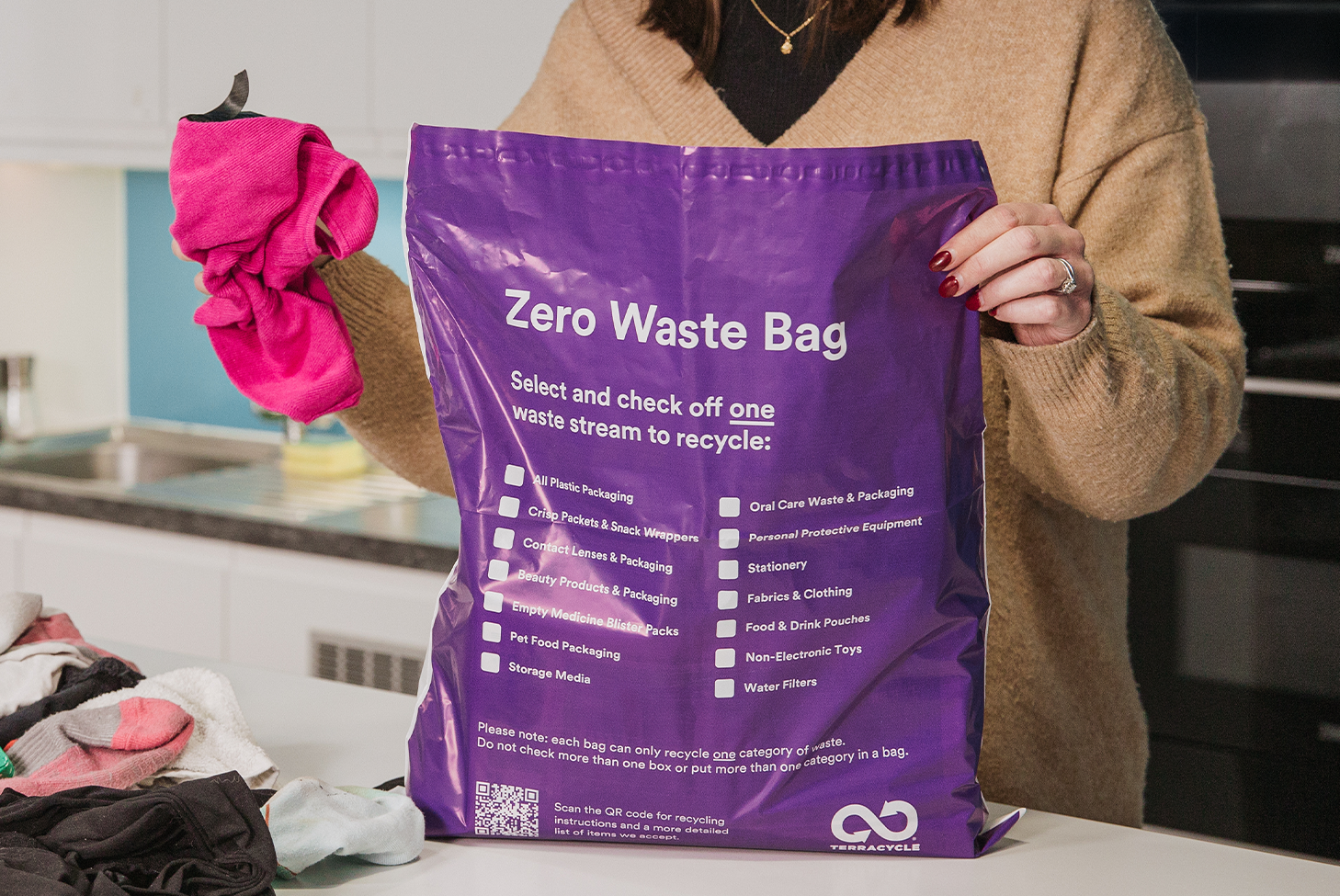 Recycle Plastic Bags Chip Packets Recyclable Candy Wrappers