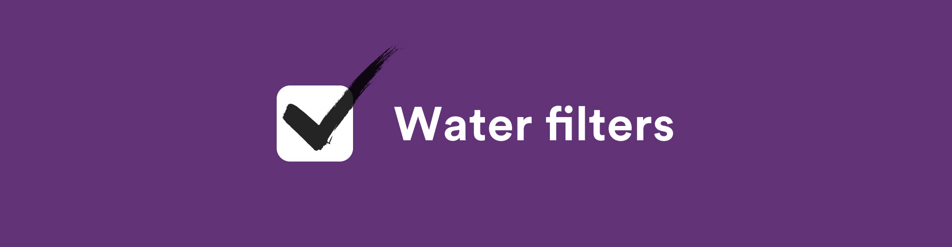 Water filters