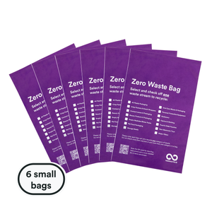 6 small zero waste bags