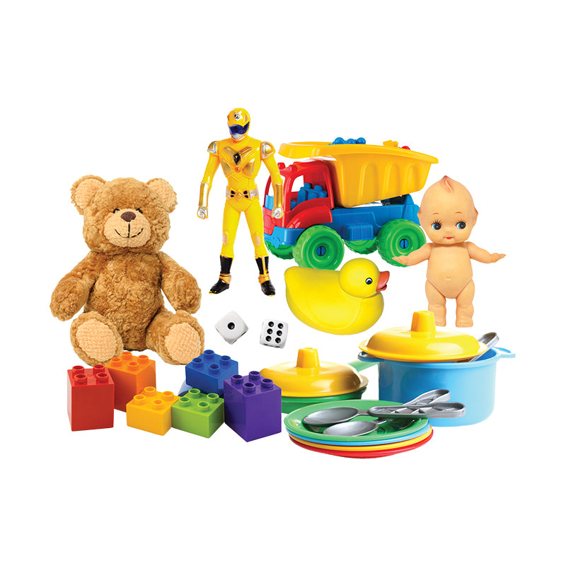 Selection of toys