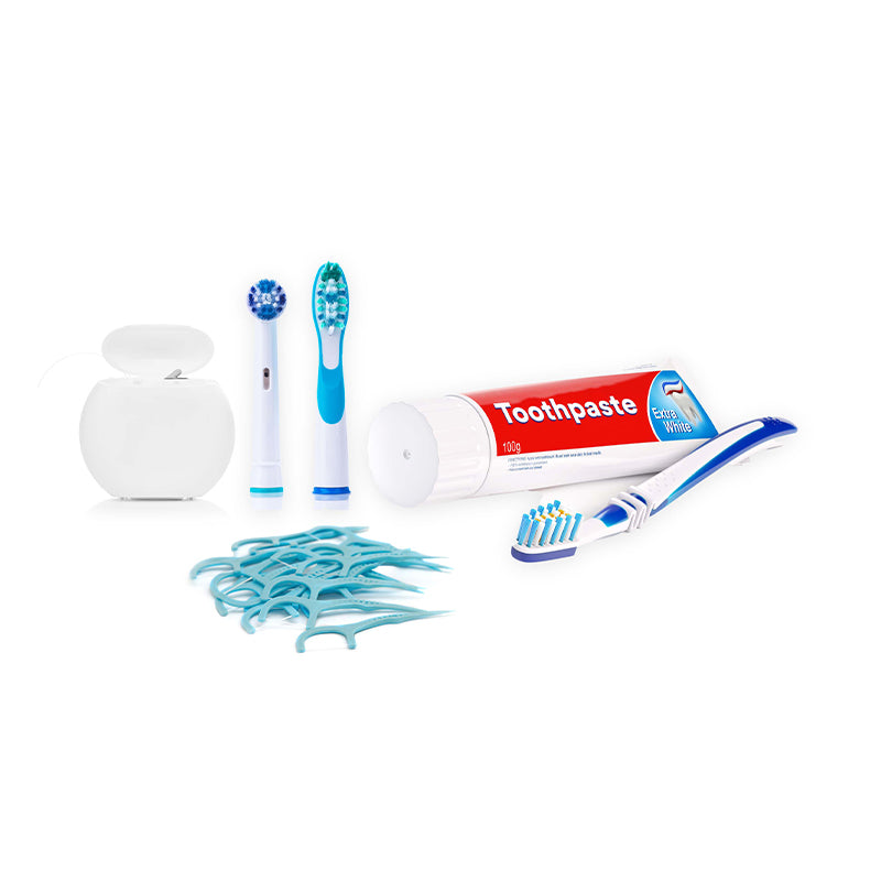 toothbrush, tooth paste and other dental products