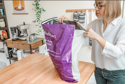 large zero waste bag open
