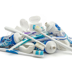 Oral care waste and packaging