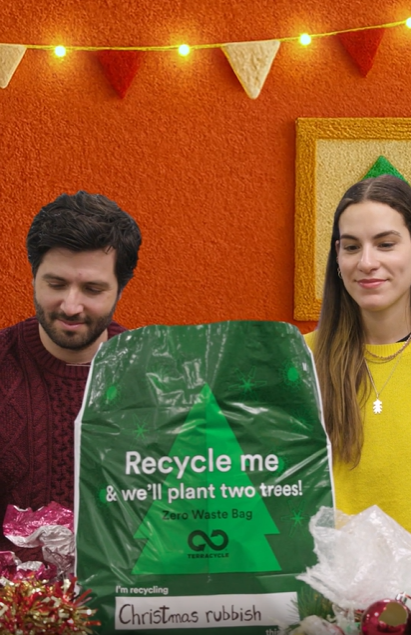 Zero Waste Bag - Medium (Christmas Edition)